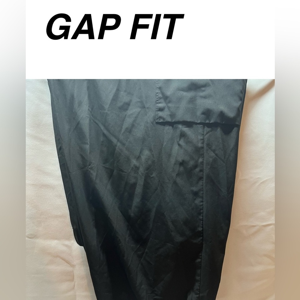 GAP Fit Runaround Parachute Pants Women’s XL Black Wide‎ Leg Lightweight